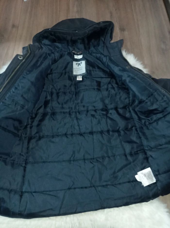 Cyrillus manteau long 6 ans marine 👉 idéal pour la rentrée - photo numéro 6