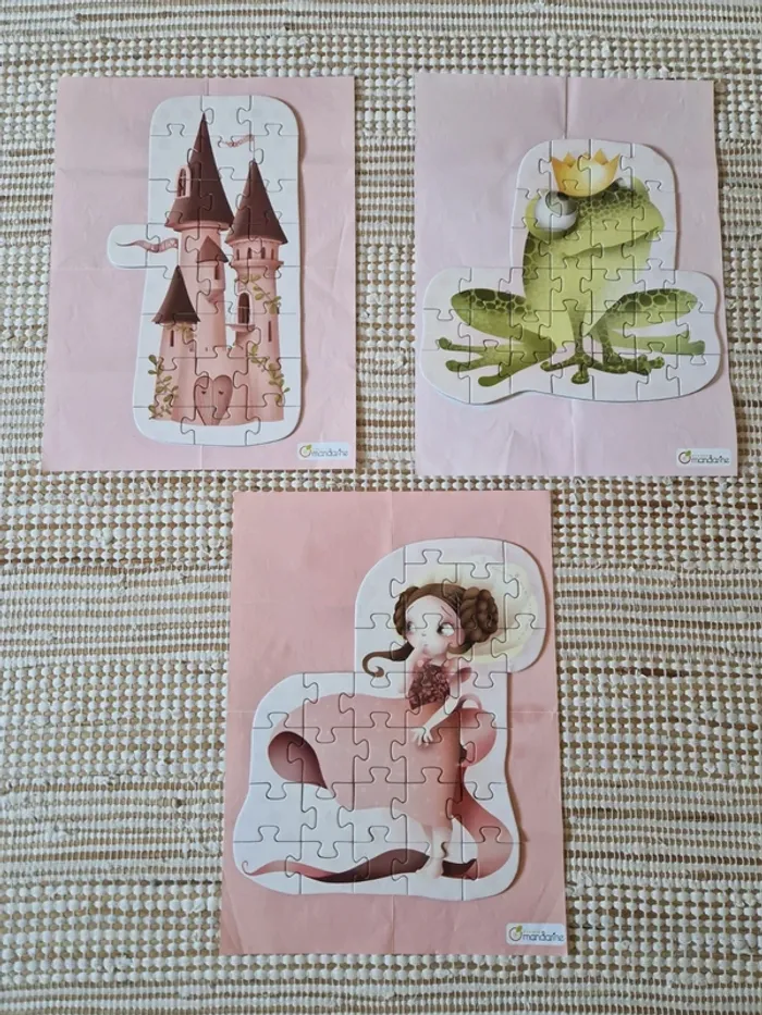 Boite 3 puzzles avenue mandarine - photo numéro 3