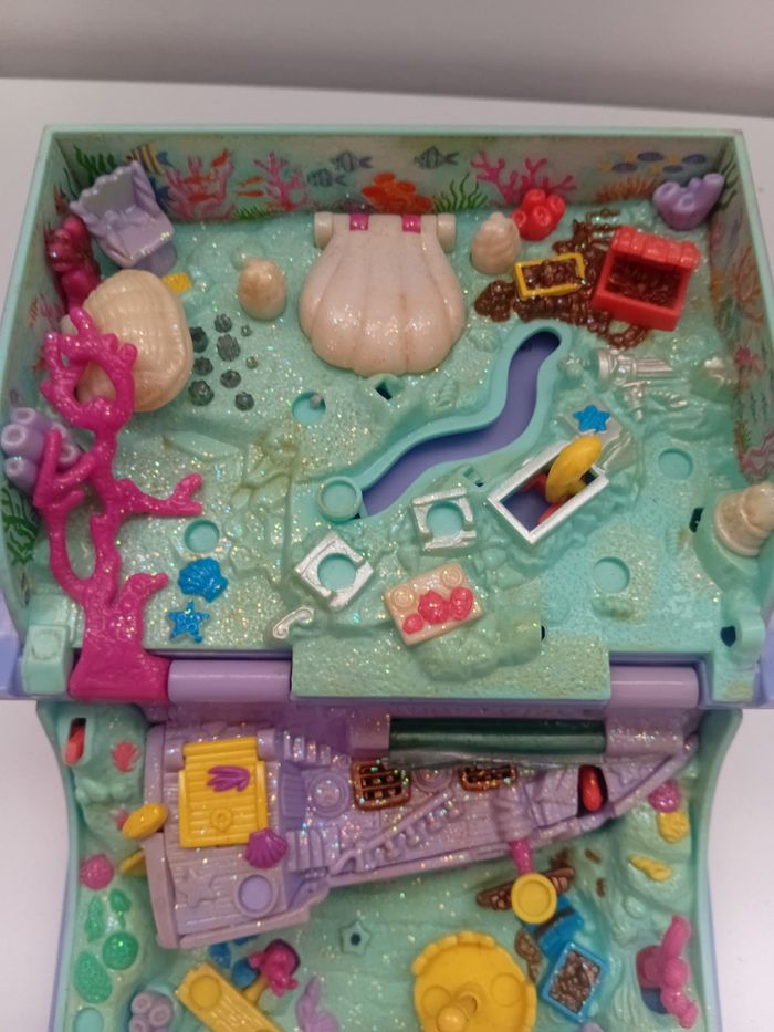 Polly pocket bluebird 1995 livre L'aventure pailletée des sirènes - photo numéro 5