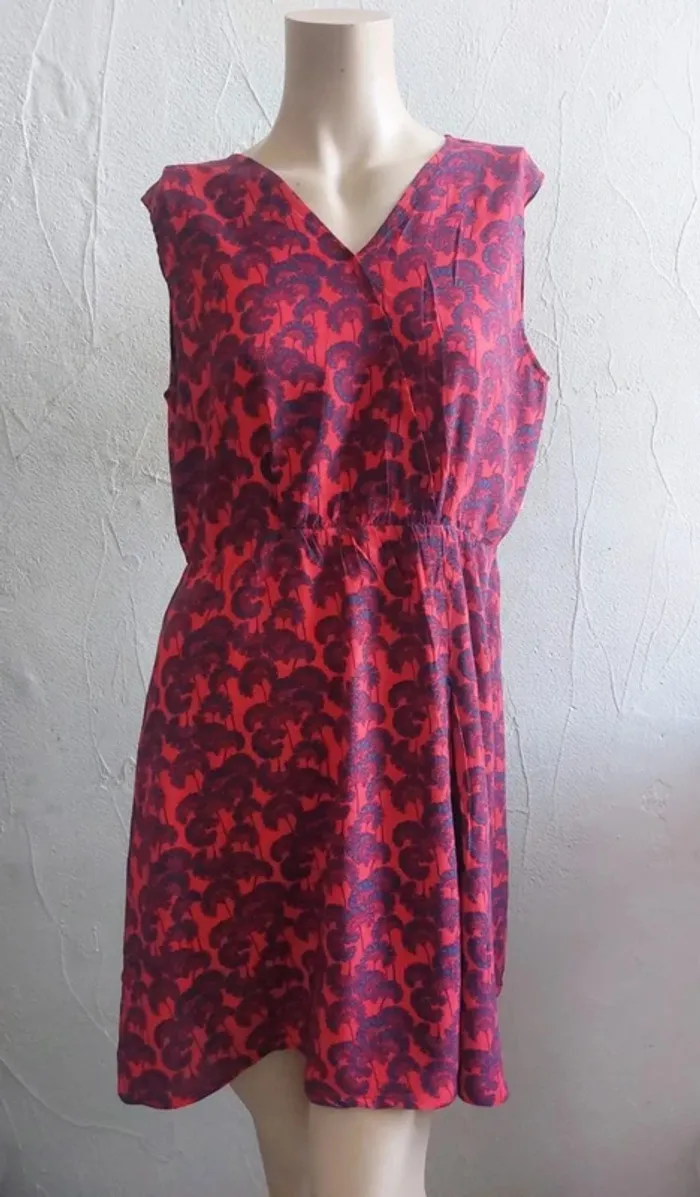 Robe estivale à motifs baroques Taille Xl