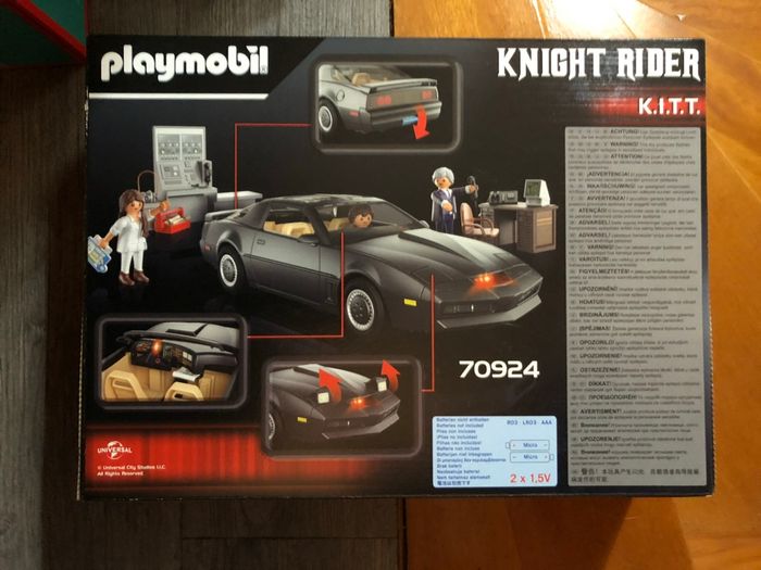 Neuf - Playmobil 70924 Knight Rider - K.I.T.T., Le véhicule emblématique de la série K2 - photo numéro 2