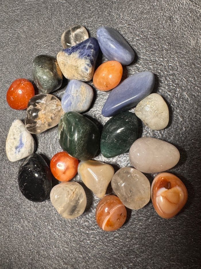 Lot de 180 g de Pierres Naturelles Polies – Collection de pierres variées – Idéales pour décoration et création - photo numéro 7