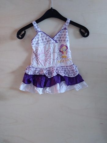 Magnifique robe été fine bretelles titi baby Looney Tunes