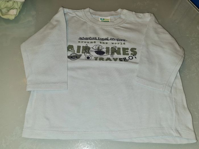 Lot de 2 tee-shirts et 1 pantalon velours vertbaudet 6 mois