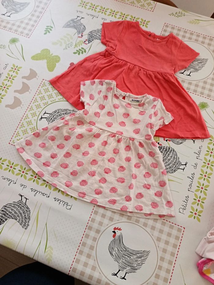 Lot de 2 robes Kiabi taille 3 mois - photo numéro 3