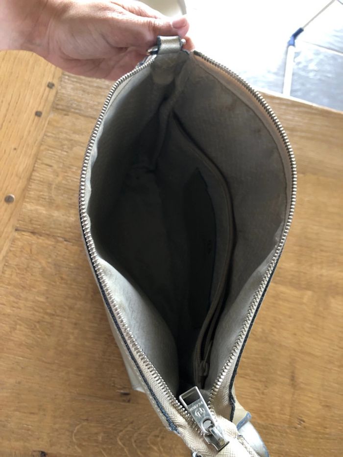 Sac à main Texier couleur beige irisé - photo numéro 13