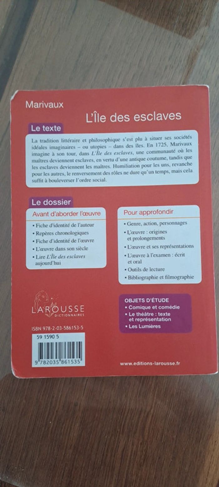 (Réduction) Livre L'île aux esclaves - photo numéro 2