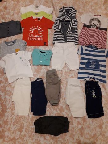 Lot vêtements bébé 1 et 3 mois