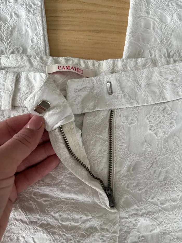 Pantalon 7/8 eme taille 38 motif cashmere - photo numéro 2
