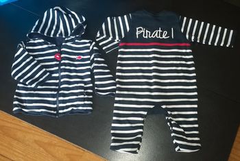 Combi + veste réversible 6 mois