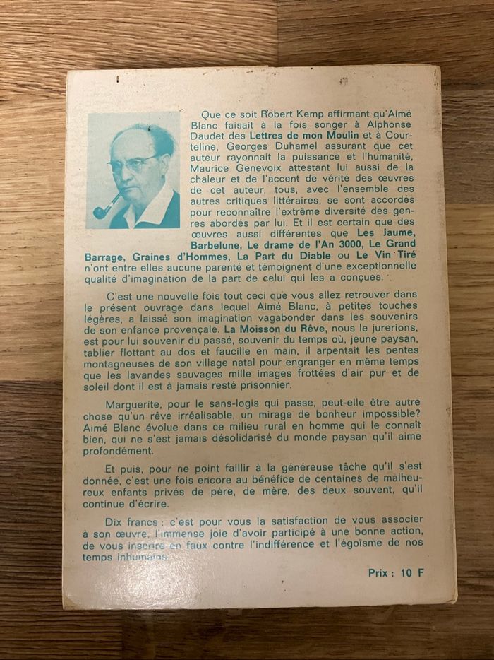 Livre relié-Aimé Blanc-Les moissons du rêve - photo numéro 3