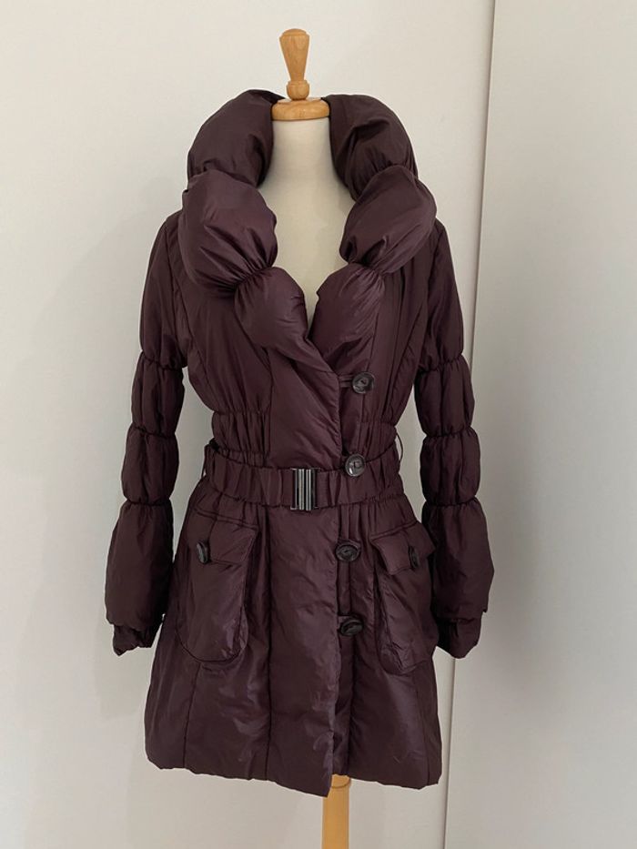 Manteau doudoune bordeaux Patrice Bréal