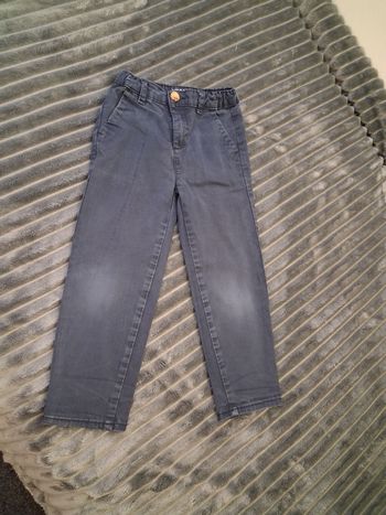 Pantalon coupe droite bleu marine 4 ans