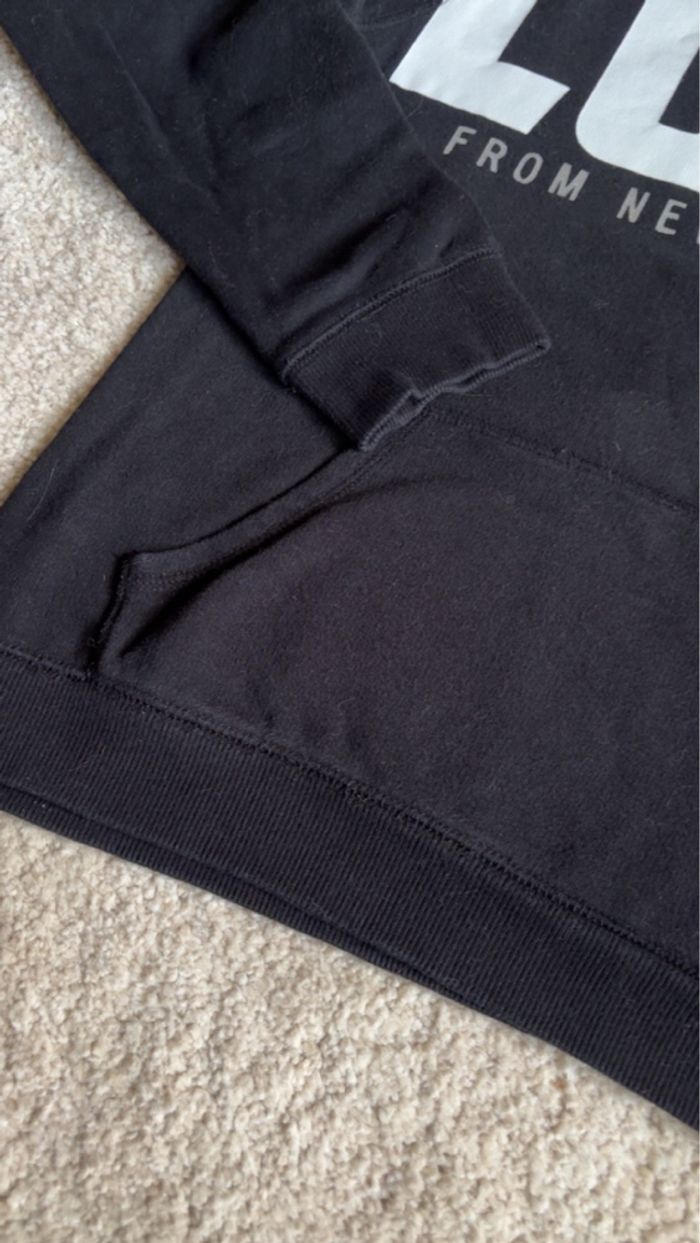 Sweat-shirt à capuche avec écriture taille 14ans H&M - photo numéro 2