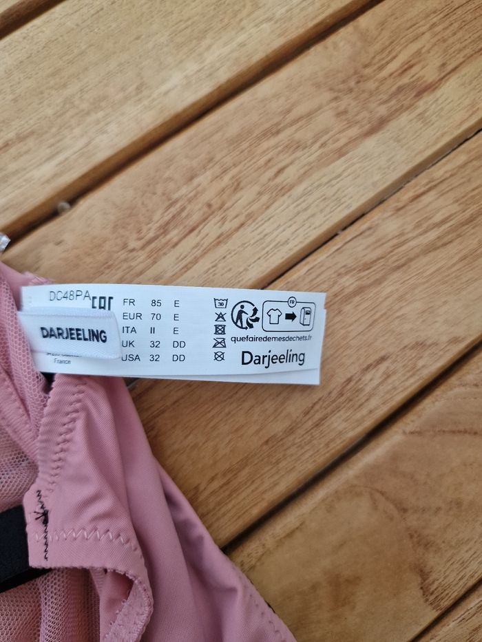Soutien gorge darjeeling rose 85e - photo numéro 4