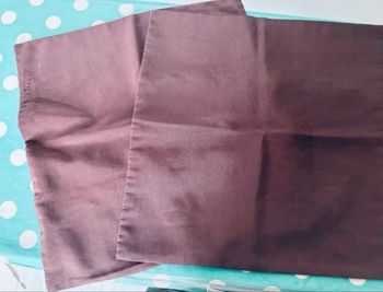 🌼2 housses de coussin marron🌼