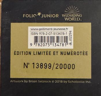 Coffret édition limitée Harry Potter