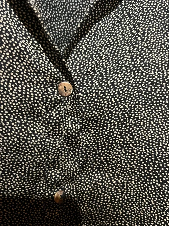Chemise tête de mort à pois - photo numéro 3