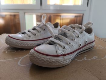 Converse all star modèle fille à la cheville simuli cuir