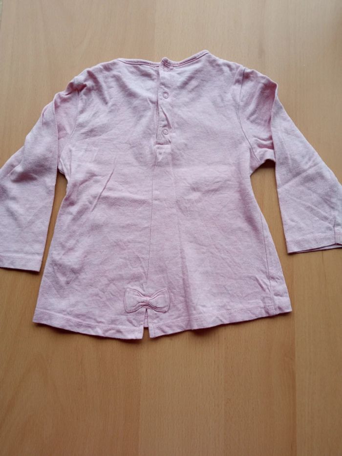 T-shirt manches longues Minnie 24 mois - photo numéro 3