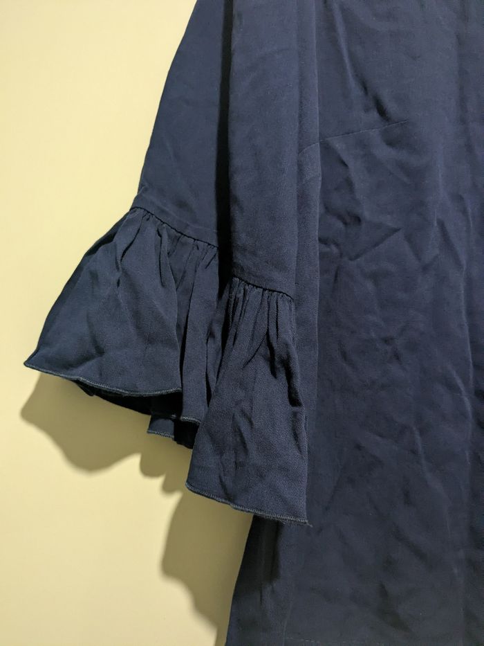 Jolie blouse bleue marine Bohomoss - photo numéro 3