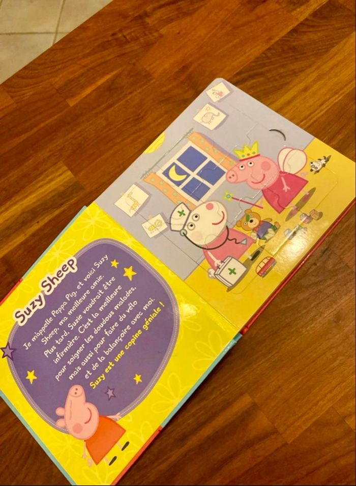 Livre puzzle Peppa Pig parfait etat - photo numéro 2