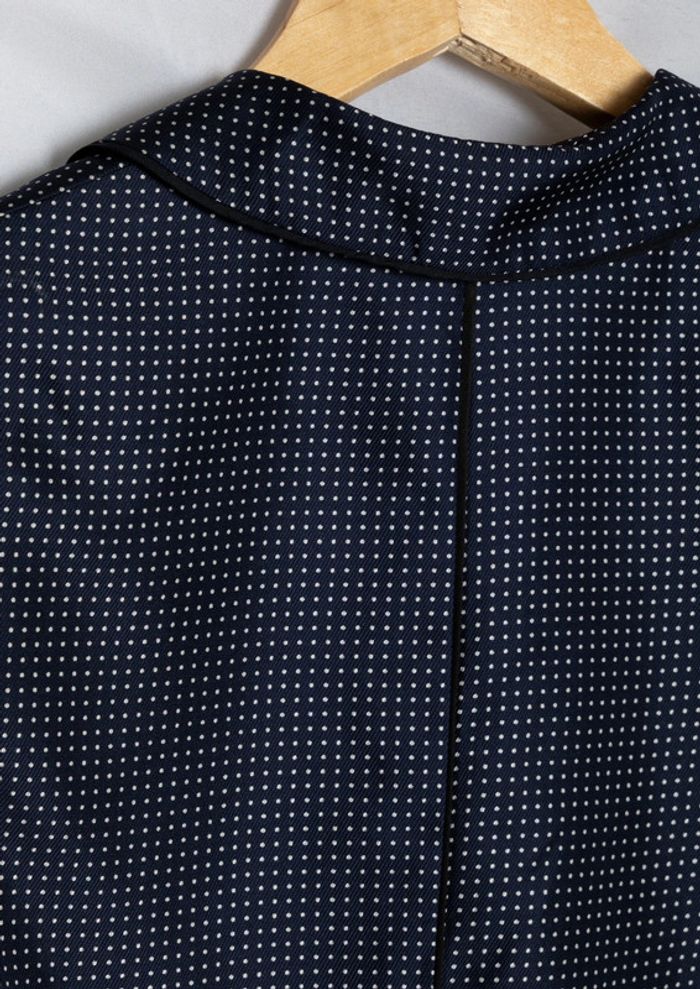 Veste blazer motif pois Blazer jacket polka dots 100% soie silk Rag & Bone Size XS - photo numéro 12