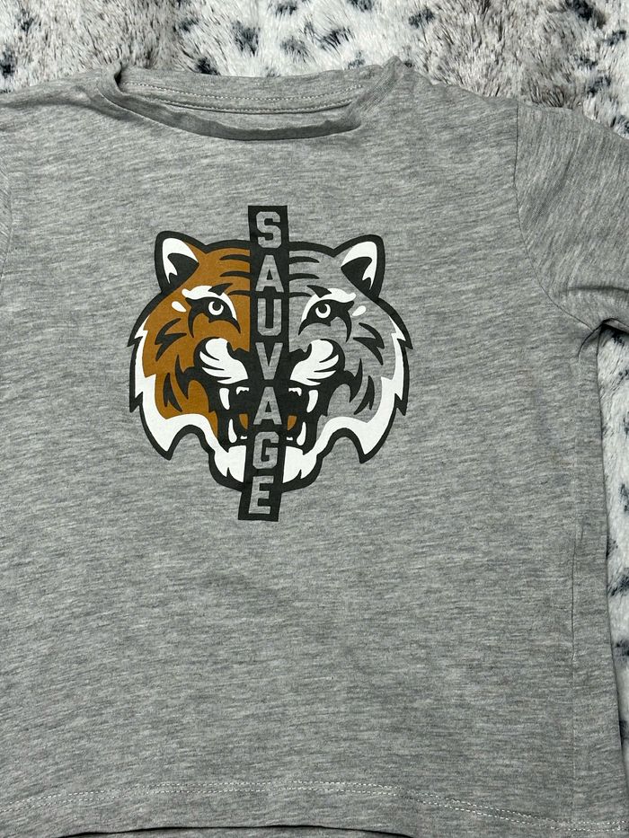 T-shirt manches longues garçon 4 ans - photo numéro 2