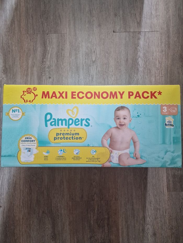 pampers premium taille 3 - 112 couches
