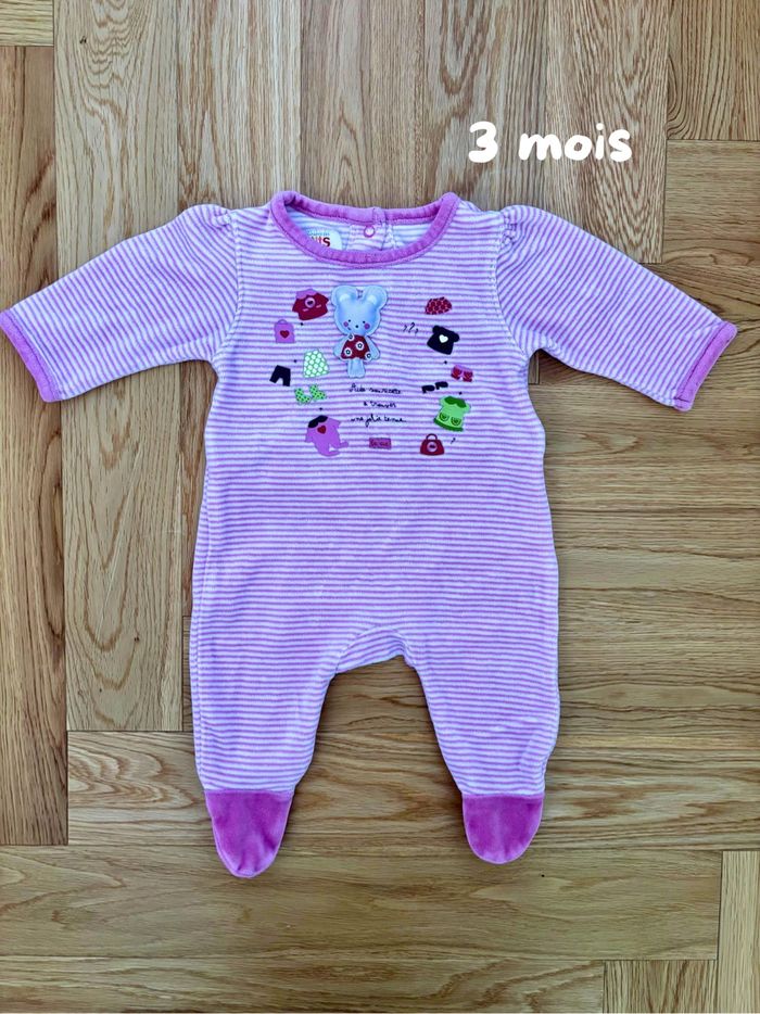 Pyjama velours La Compagnie des Petits