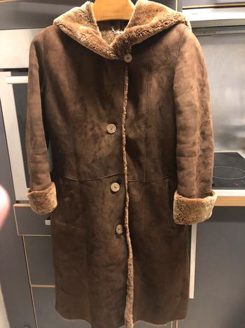 Manteau cuir long