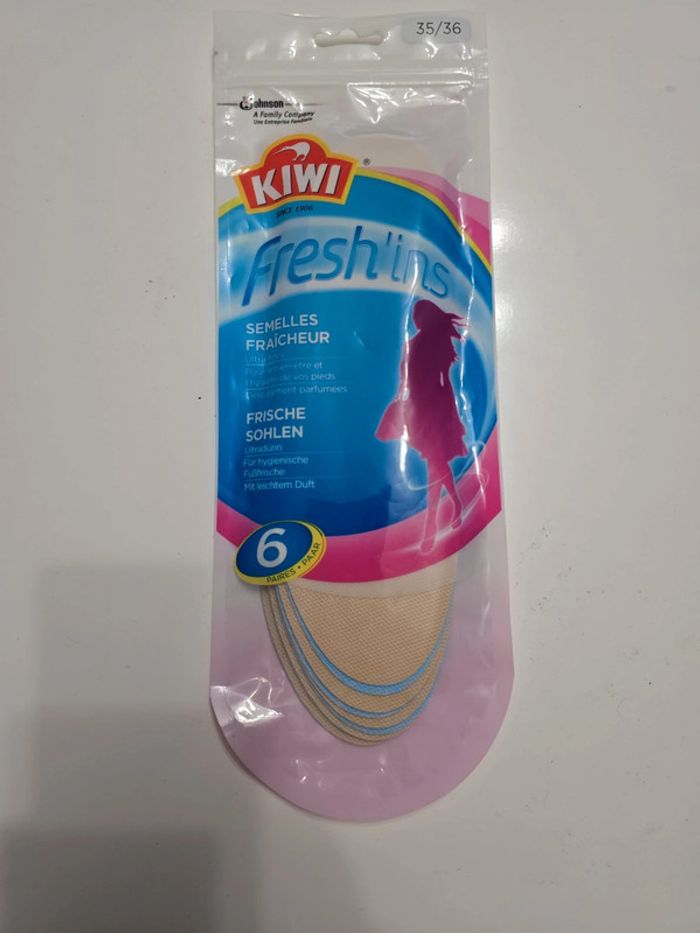 6 paires de semelles fraîcheur 35/36 neuves