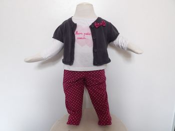 Ensemble fille - kimbaloo - 1 mois