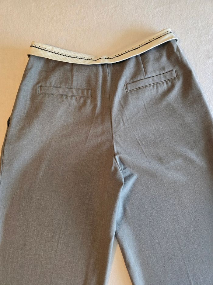 Pantalon à pinces gris anthracite femme Bizzbee - photo numéro 8