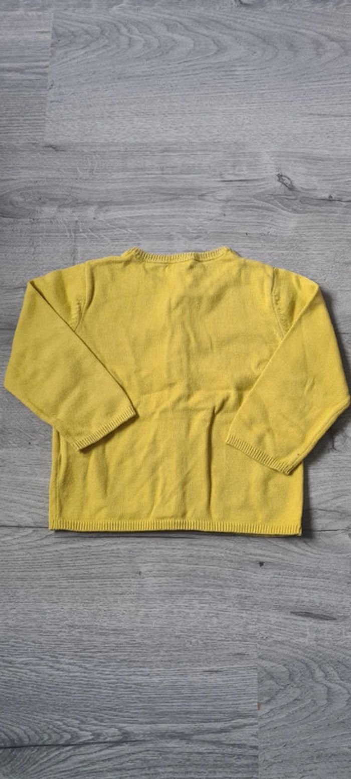 Gilet Kiabi jaune 18 mois - photo numéro 3