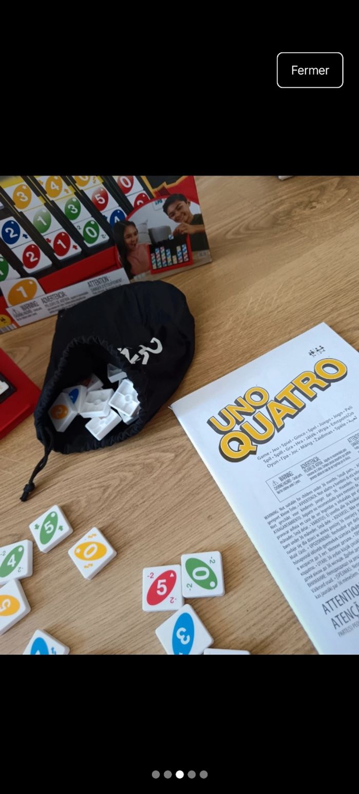 Jeu de société uno quatro - photo numéro 3