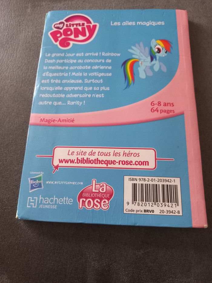 Livre bibliotheque rose my little pony tome 7 - photo numéro 3