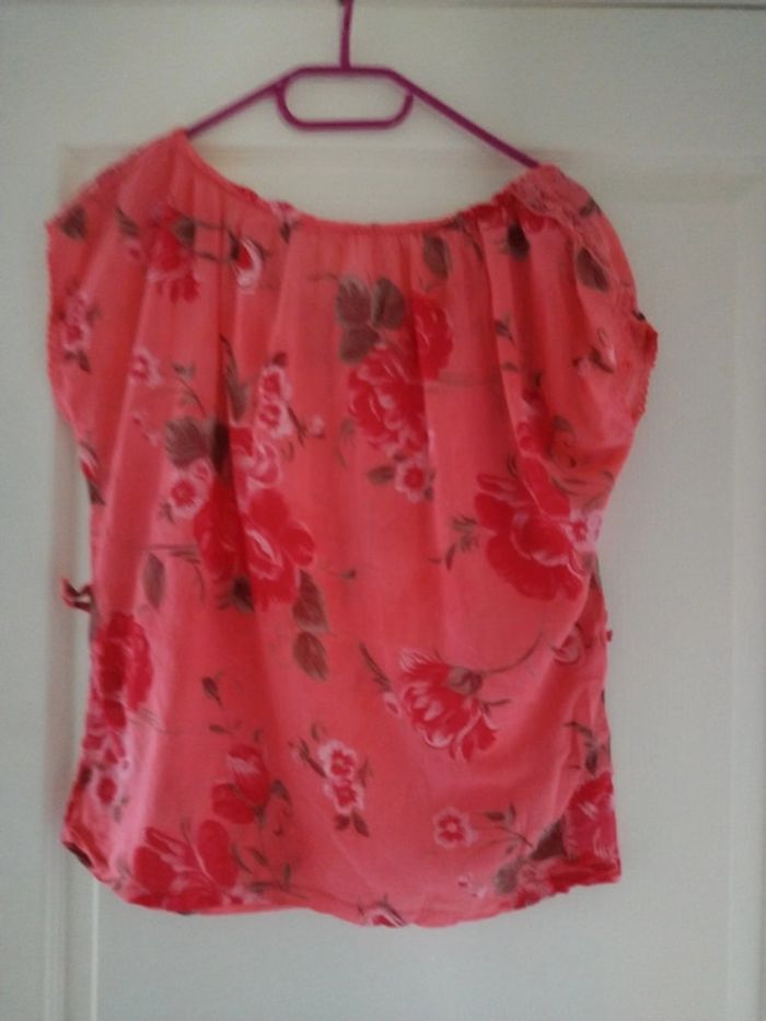 Blouse corail portée une fois - photo numéro 4