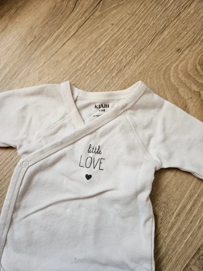 Lot de bodies 1 mois Kiabi - photo numéro 4