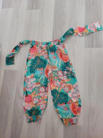 Pantalon léger motif floral Orchestra 4ans