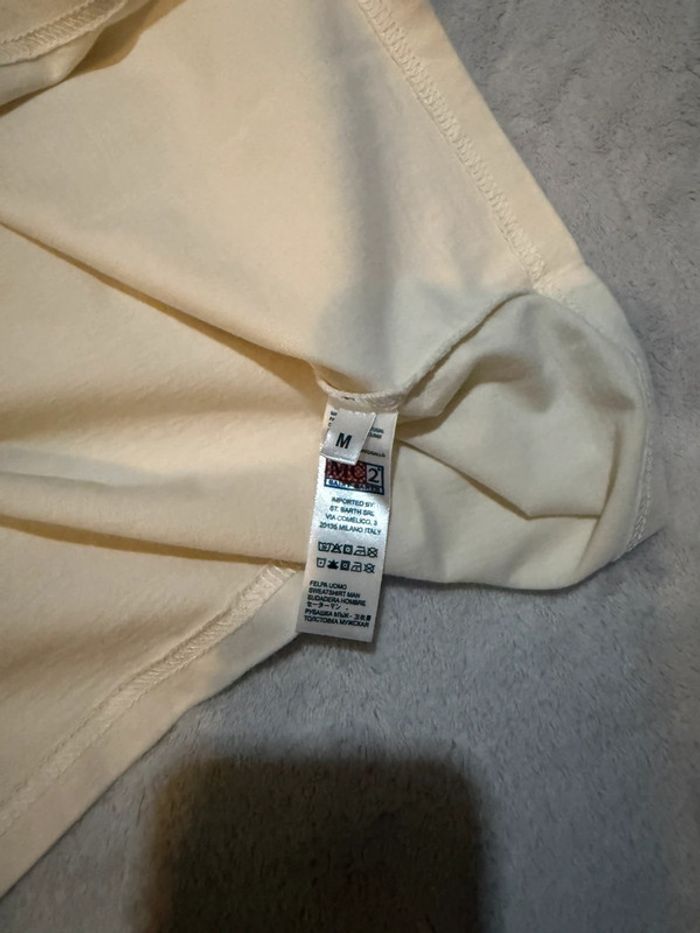 MC2 Saint Barth - Tee-shirt manches longues "Christmas Ferrari" Beige, taille M - photo numéro 5