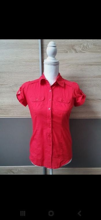 Chemisier rouge