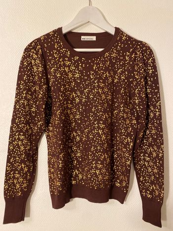 Pull fin doré Camaïeu S
