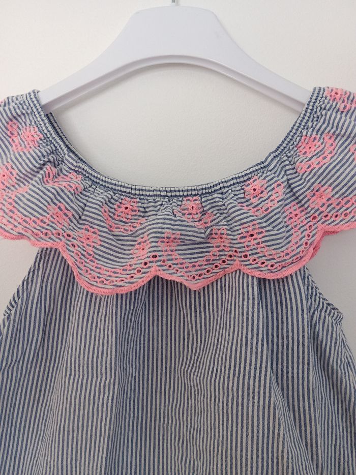 Blouse fille manches courtes 8 ans Gemo - photo numéro 2