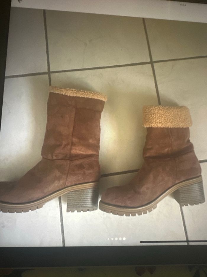 Bottines intérieur fourrure - photo numéro 7