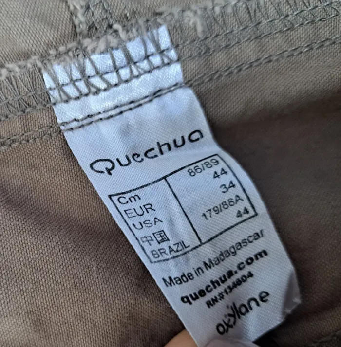 Quechua : pantalon cargo beige (44) - photo numéro 7