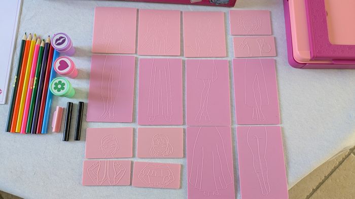 Coffret pour dessins de mode " Designer set " - photo numéro 4