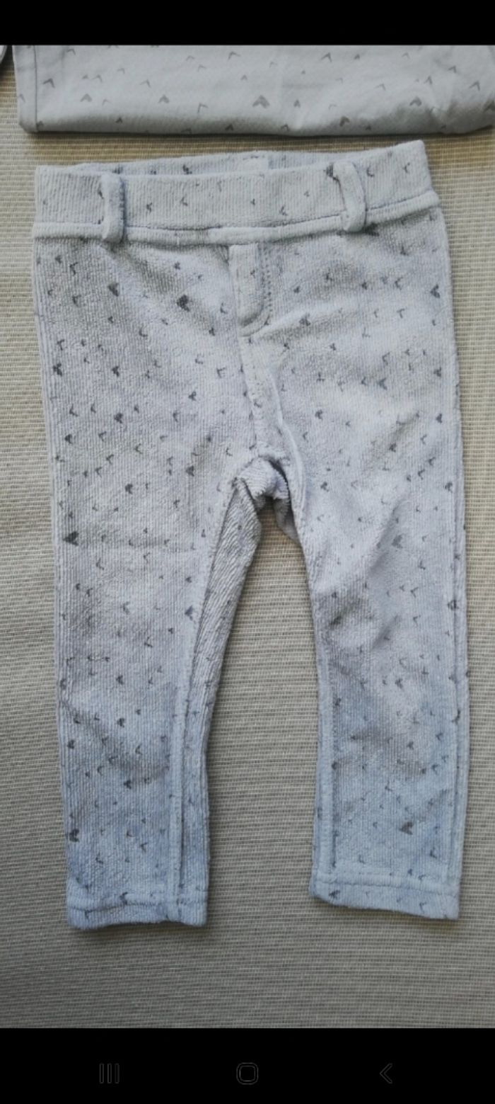 Ensemble fille Kimbaloo 18mois gris - photo numéro 3