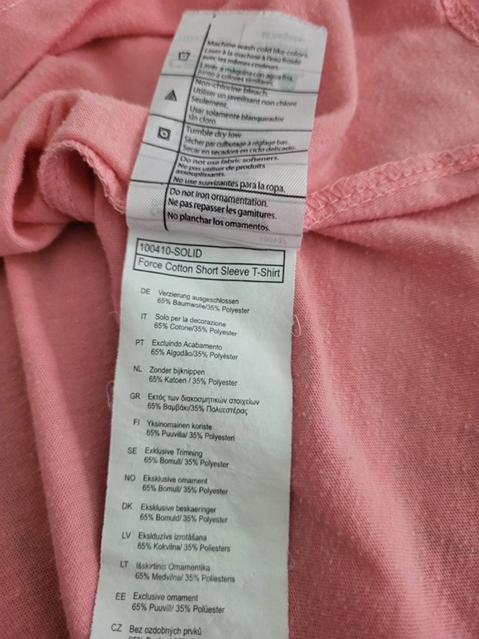 T-shirt Carhartt rose - M - photo numéro 7