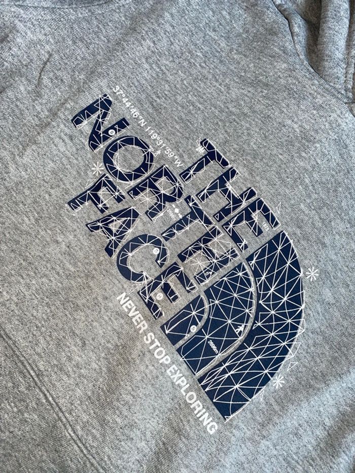 Pull à capuche the north face 10 ans - photo numéro 2